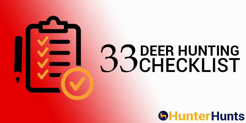 Deer Hunting Gear Checklist